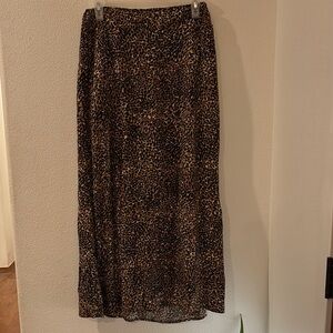 Old Navy Animal Print Maxi Skirt